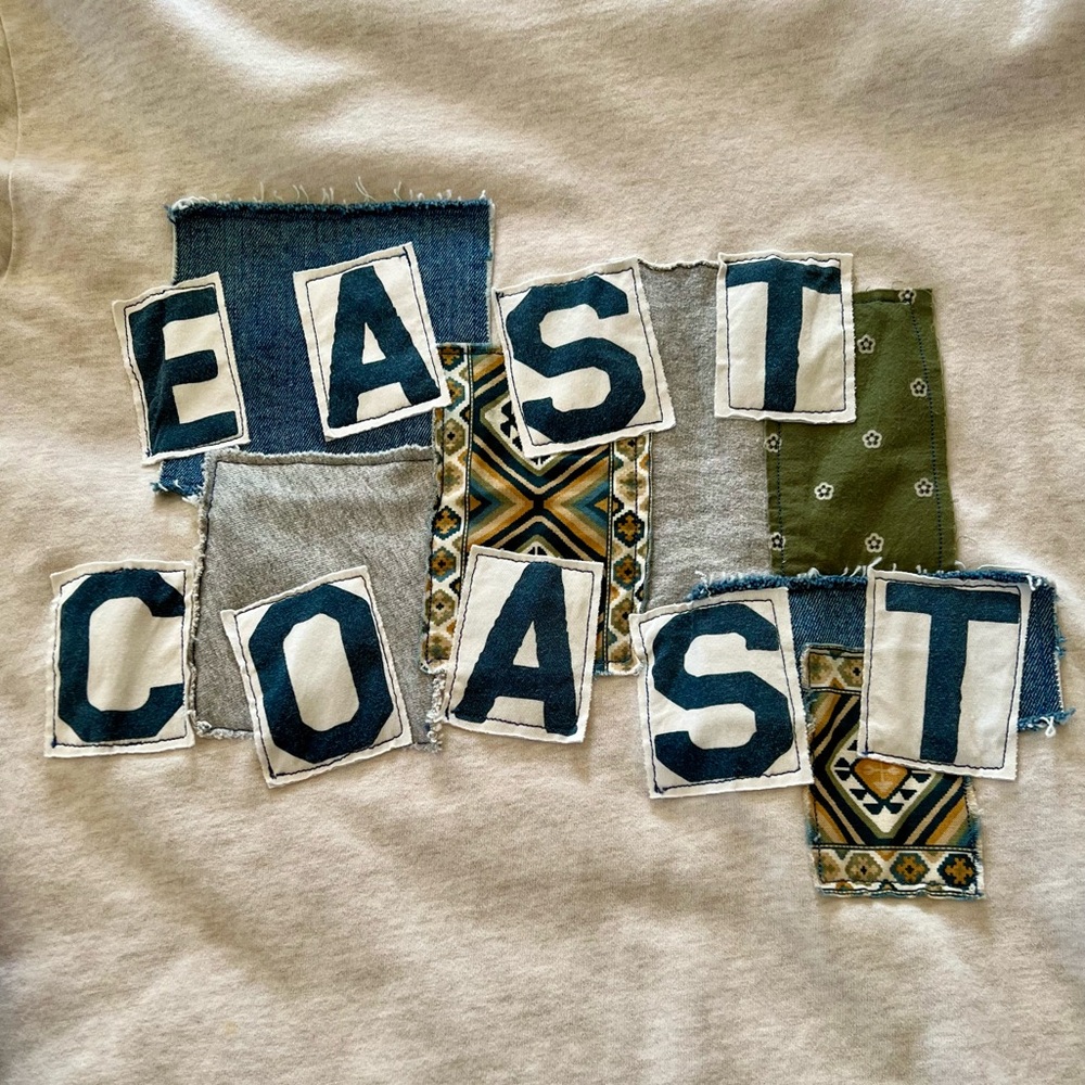 Upcycled Patchwork East Coast Tee - Picture 3 of 3